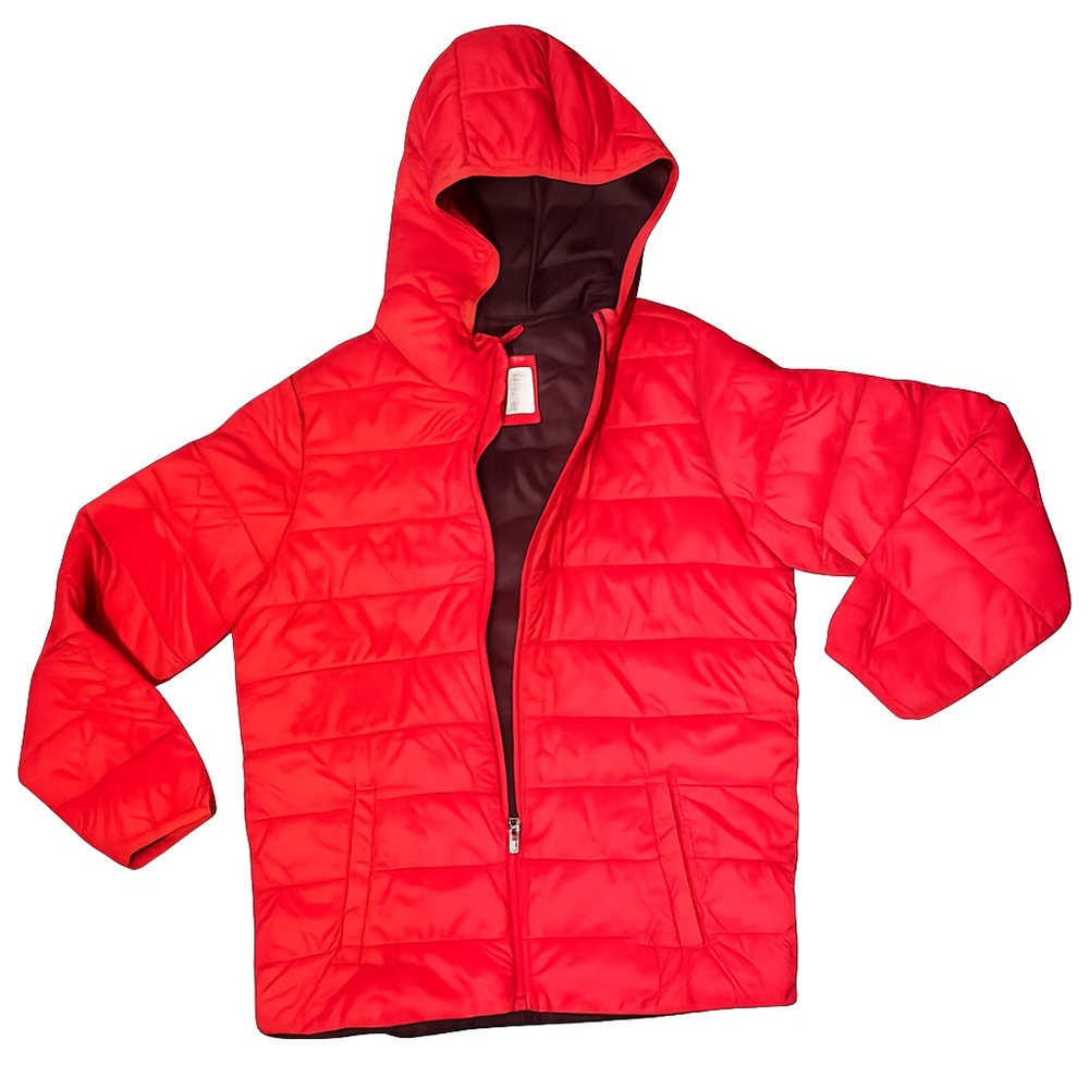 NWOT Boys xl 14-16 old navy red puffer jacket